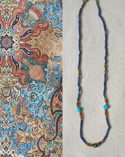 Vintage Semi Precious Stone Minimalist Necklace 2