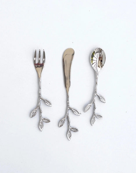 Cheese/Dessert Spoon Fork Set