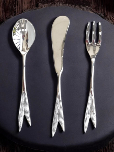 Cheese/Dessert Spoon Fork Set