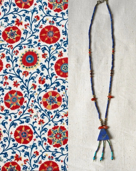 Vintage Semi Precious Stone Minimalist Necklace 3