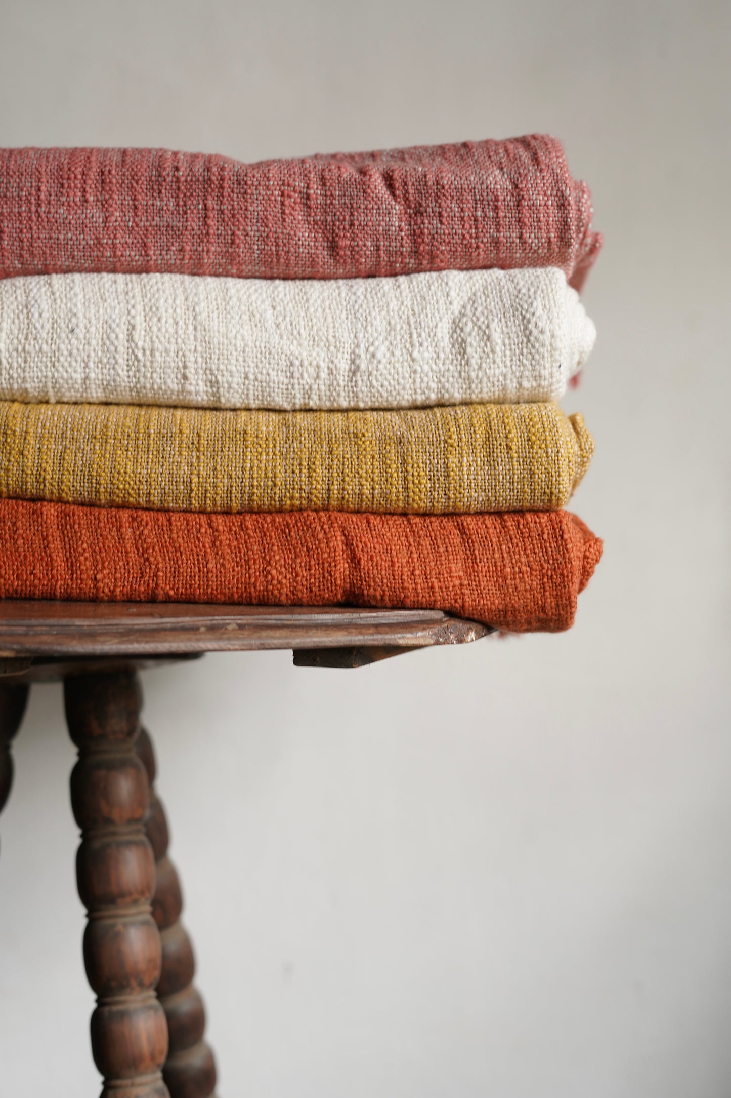 Natural Dye Handloom Cotton Bed Cover/blanket (110x98 inch)