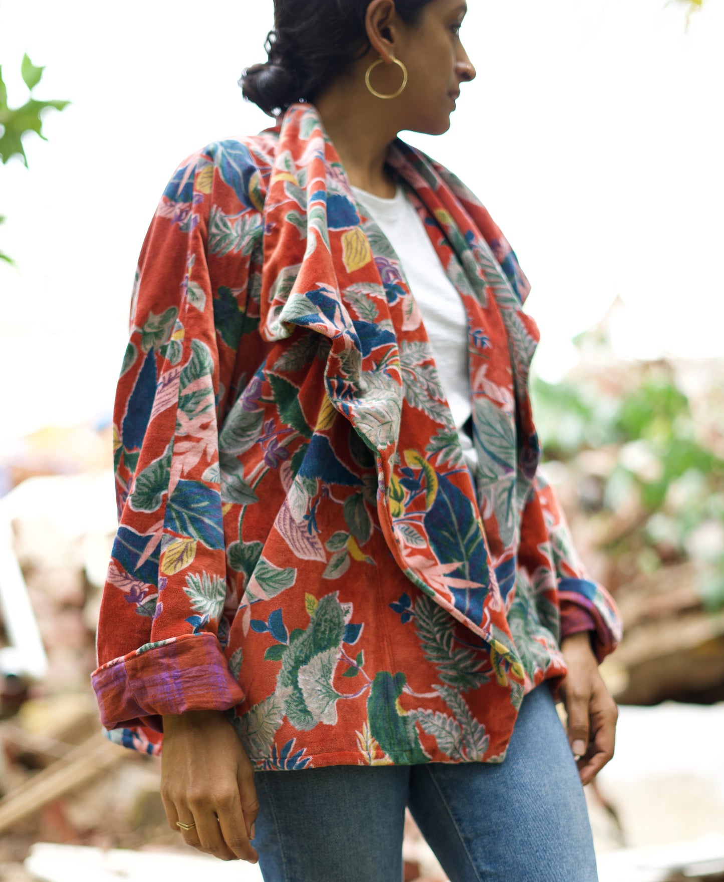Mahala Velvet Drape Jacket