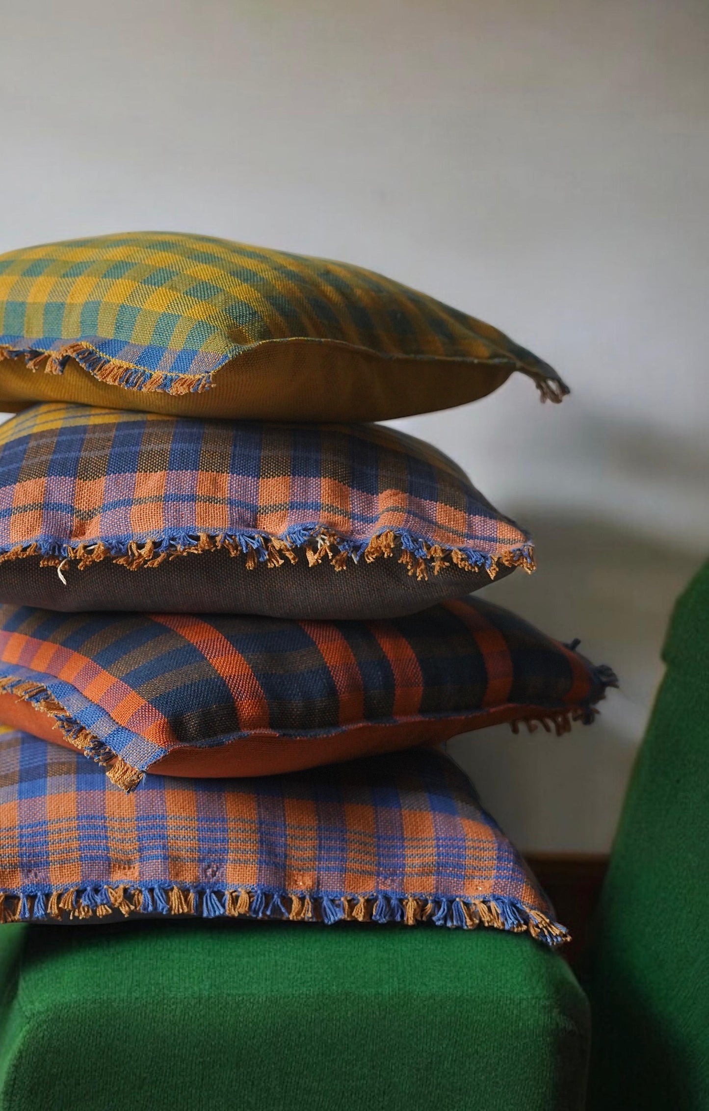 Handwoven Mid Century inspired Pillow Cover(20x20inch)