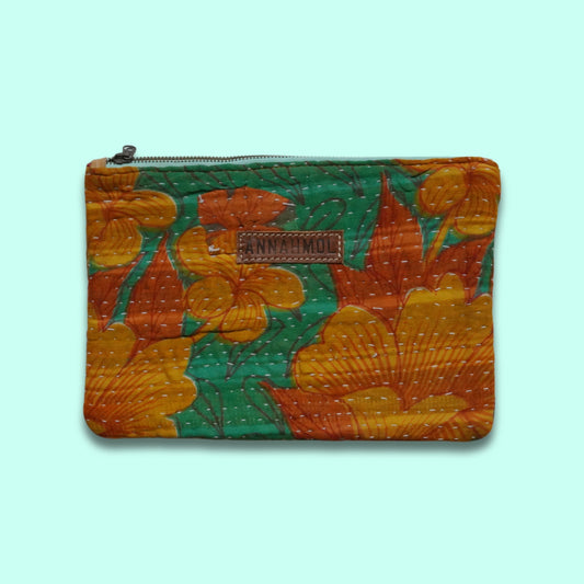 Vintage Bohemian Kantha Pouch  3