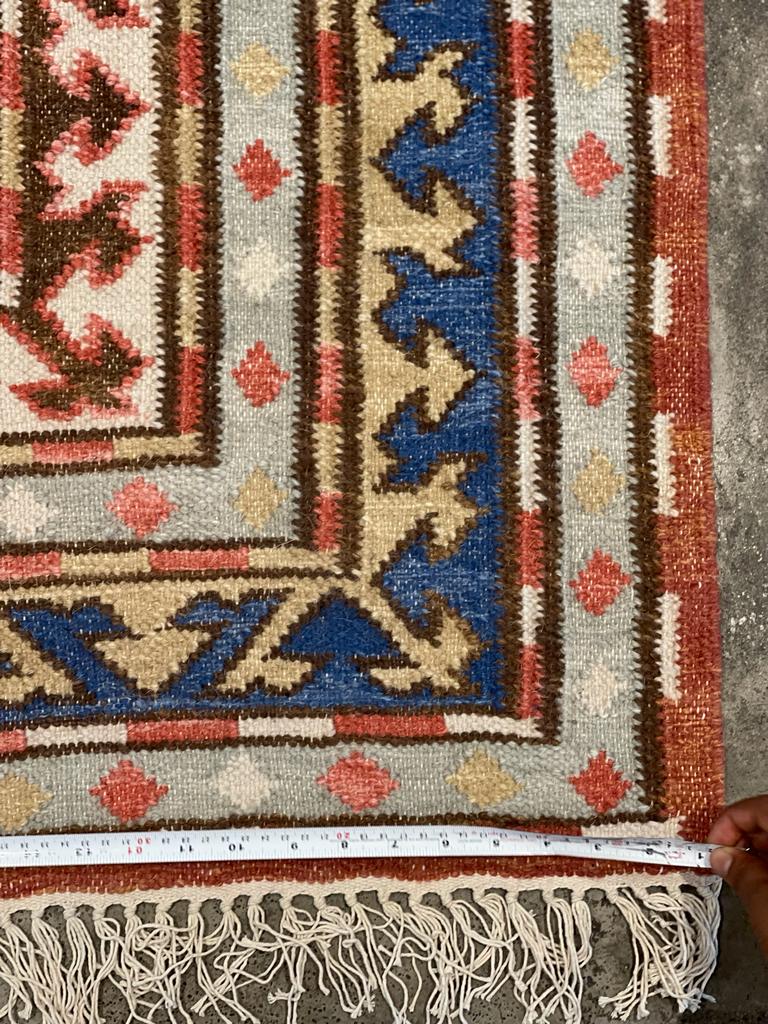 Hand Knotted Wool & Cotton  RUG 9 (5x8 ft)