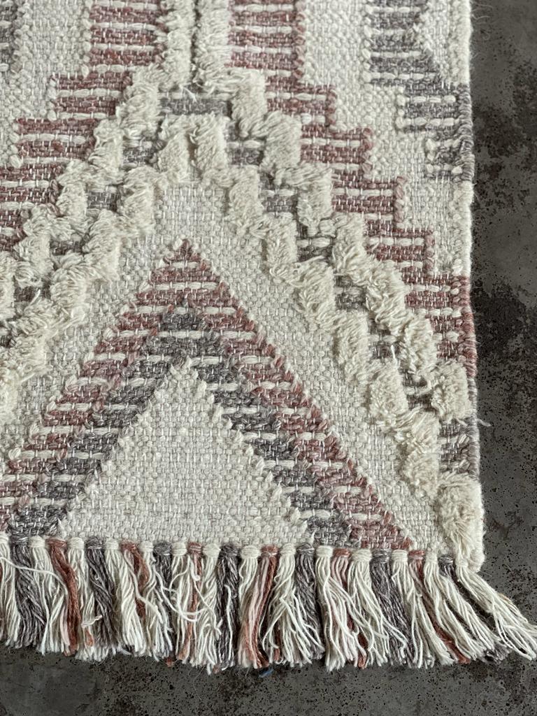 Hand Knotted Wool & Cotton RUG 14 (4x6 ft)