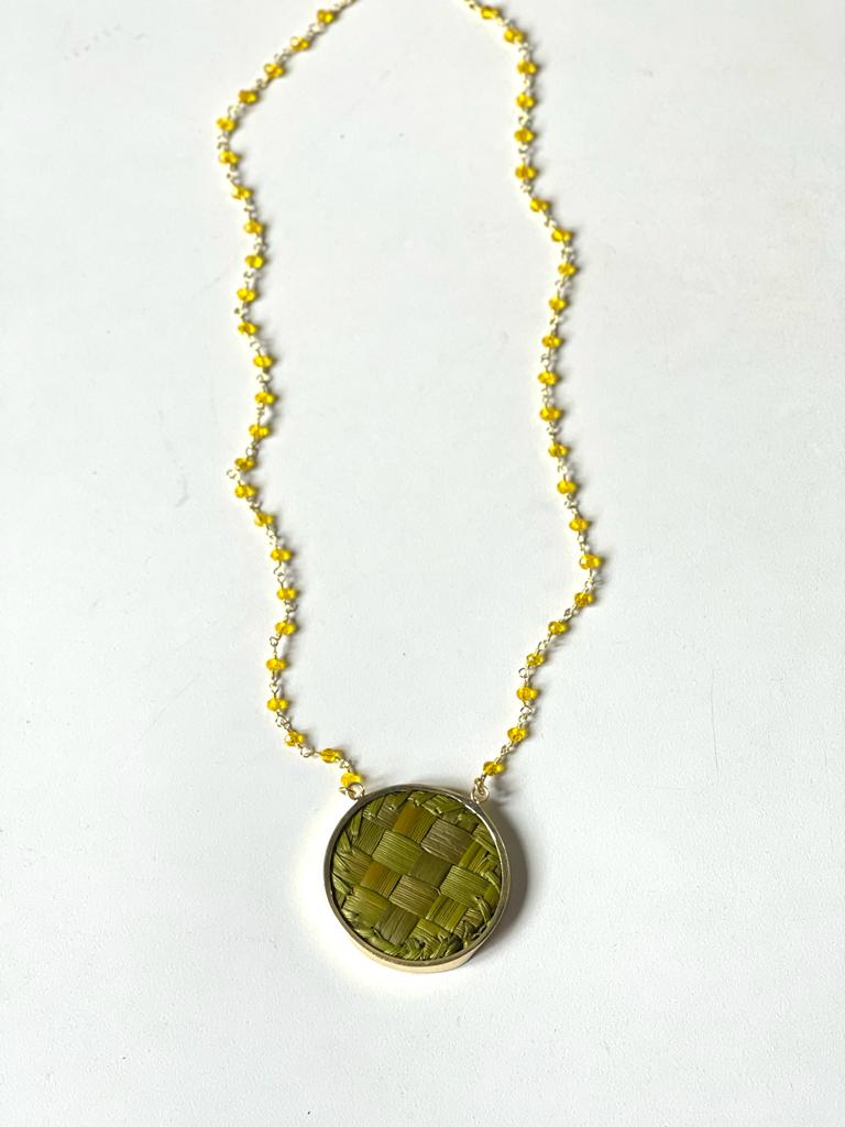 Palm Leaf Pendant : your weekend summer staple