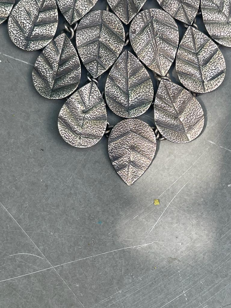 Cascading Leaf Statement Necklace