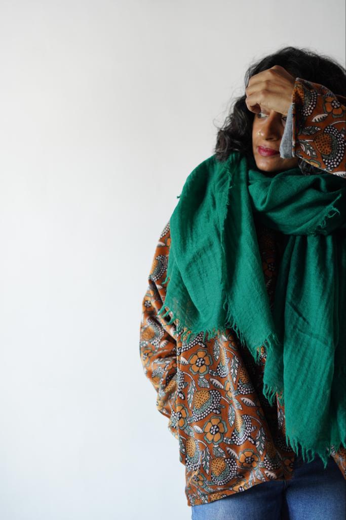 Loom Woven Wool Scarf