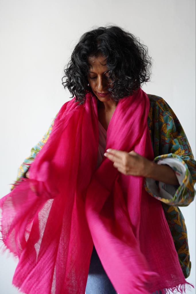 Loom Woven Wool Scarf