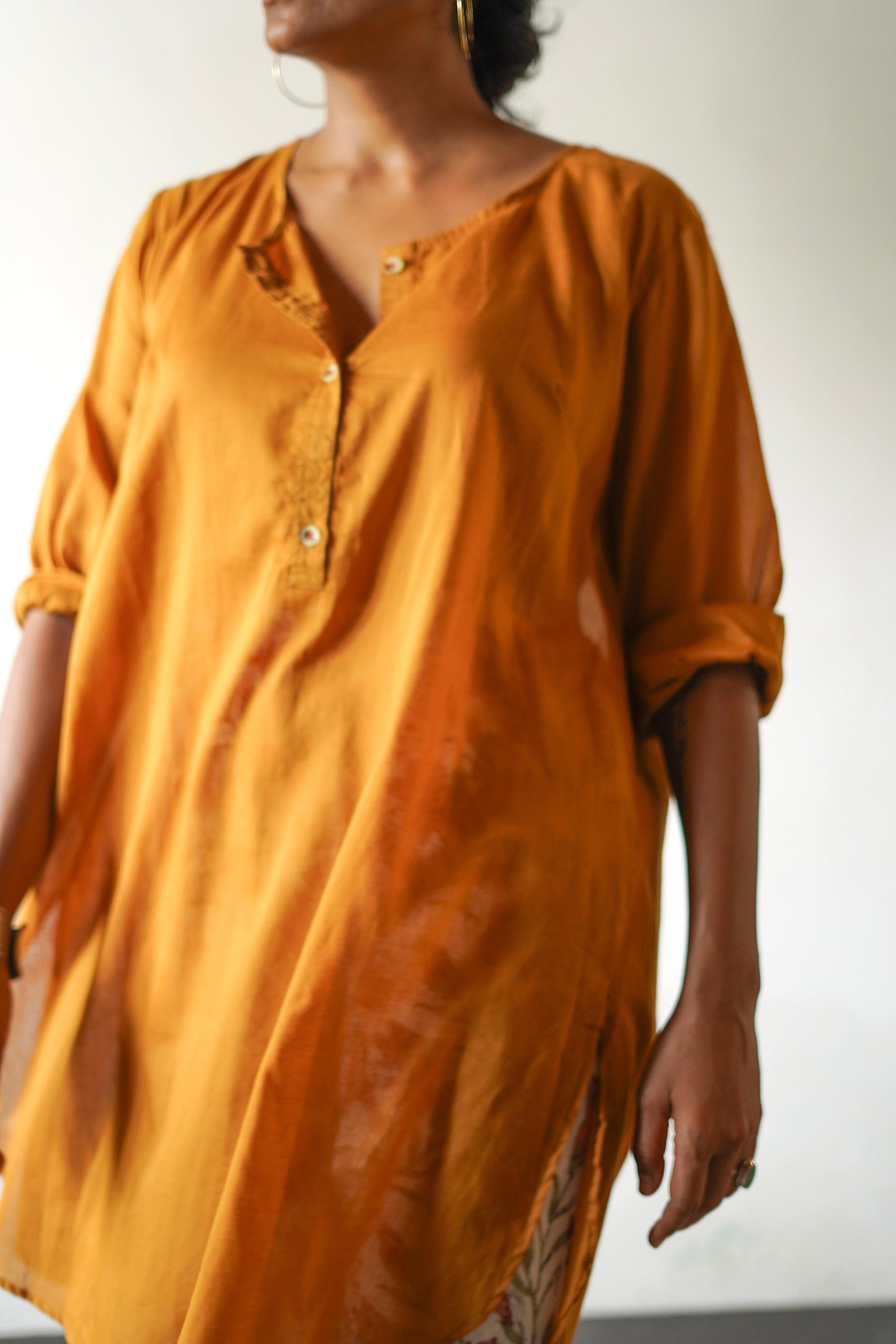 Summer Soft Muslin Cotton Tunic