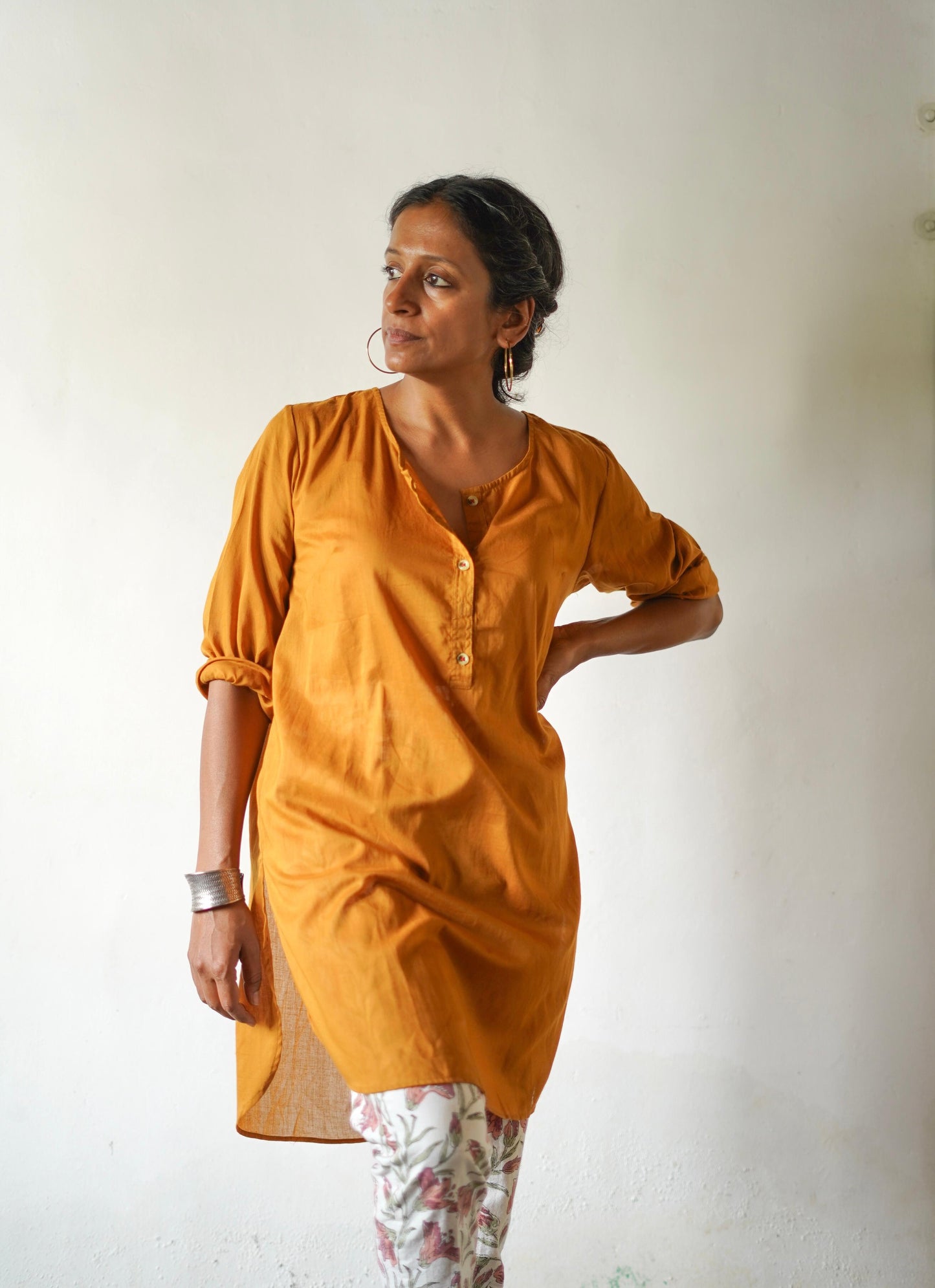 Summer Soft Muslin Cotton Tunic