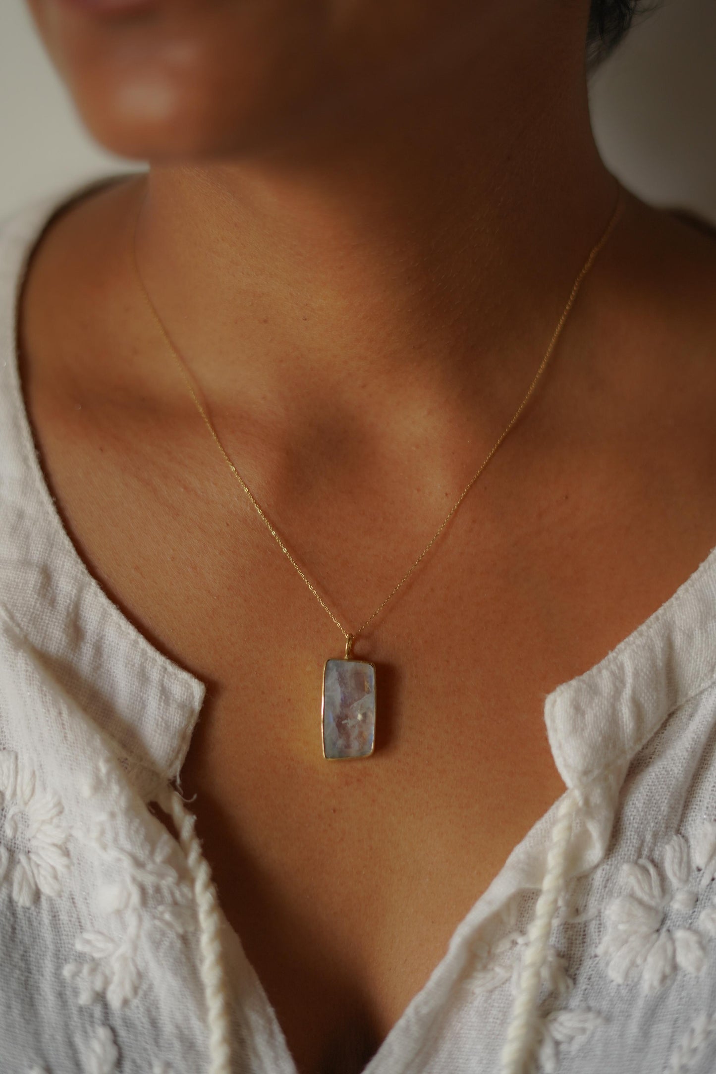 Sliced Power Stone Pendant