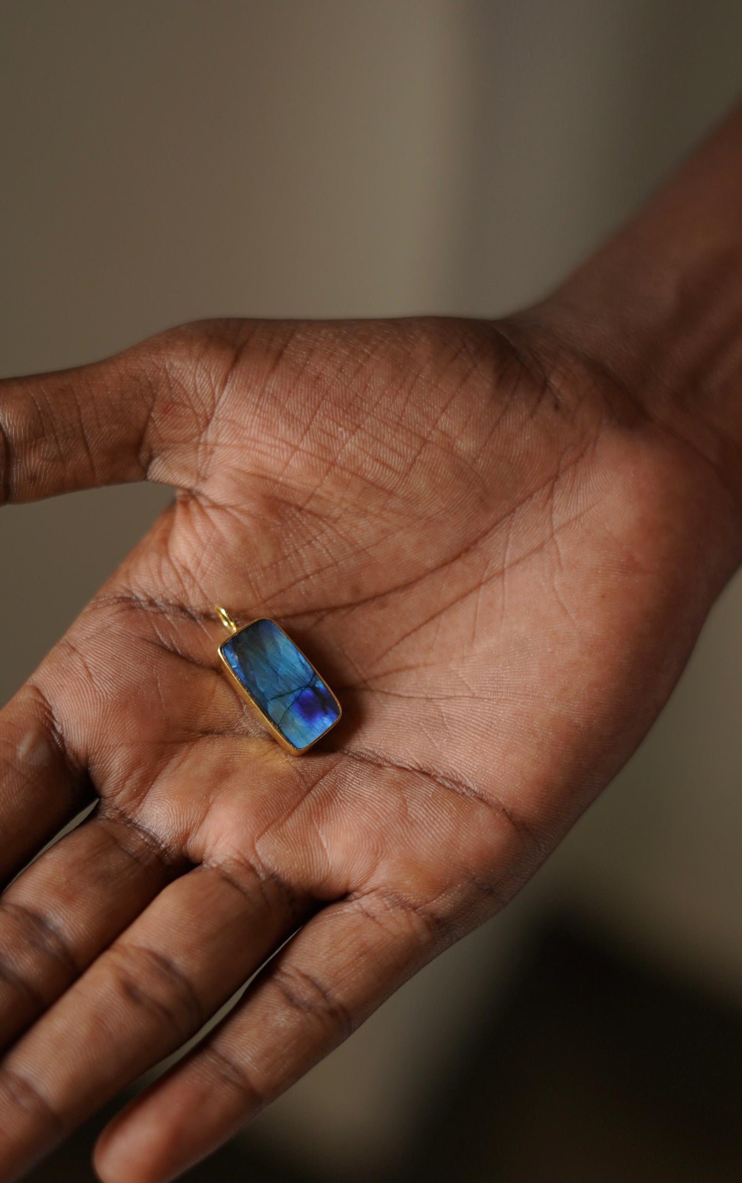 Sliced Power Stone Pendant