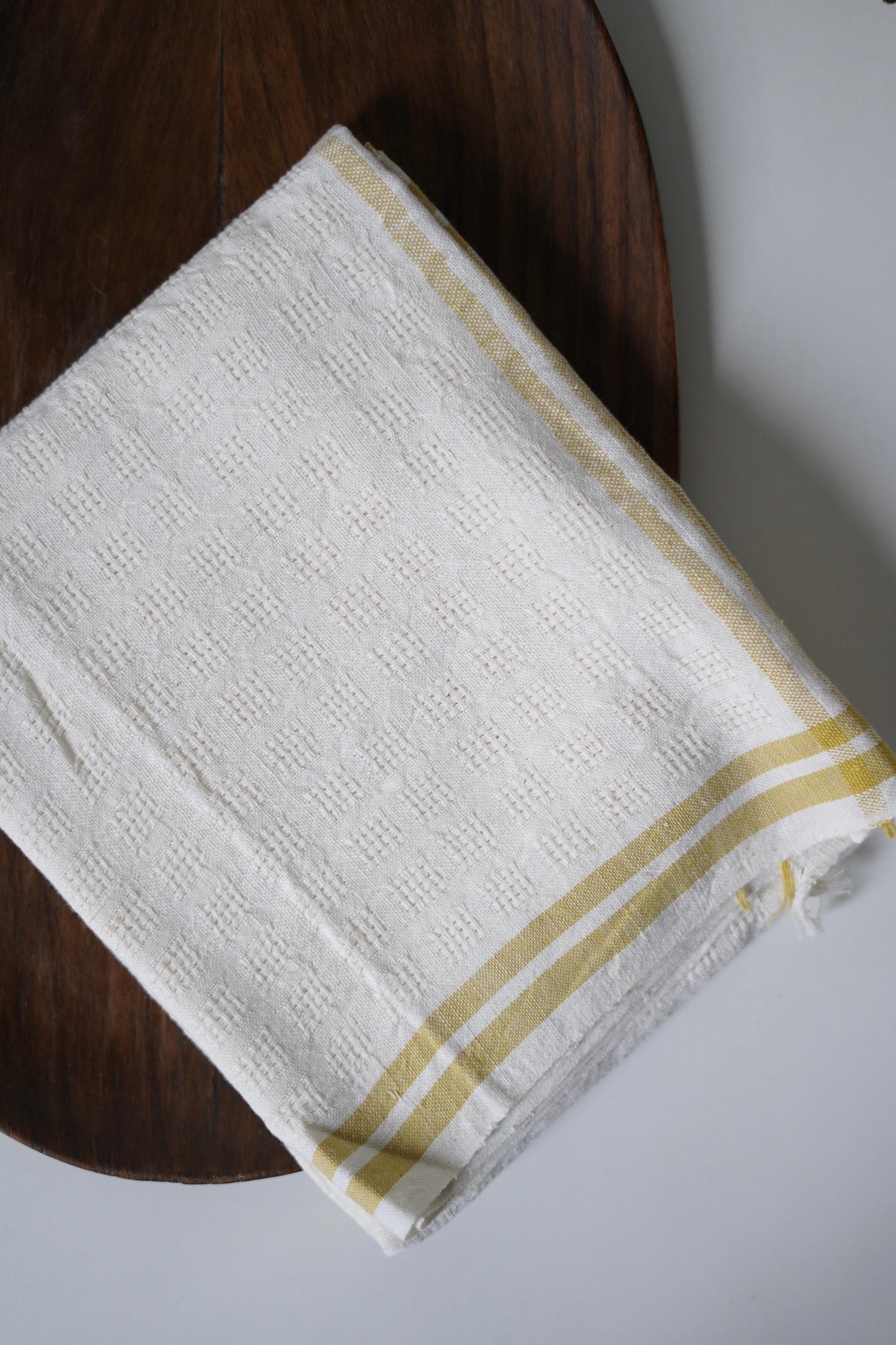 Handloom Woven Bath Towel