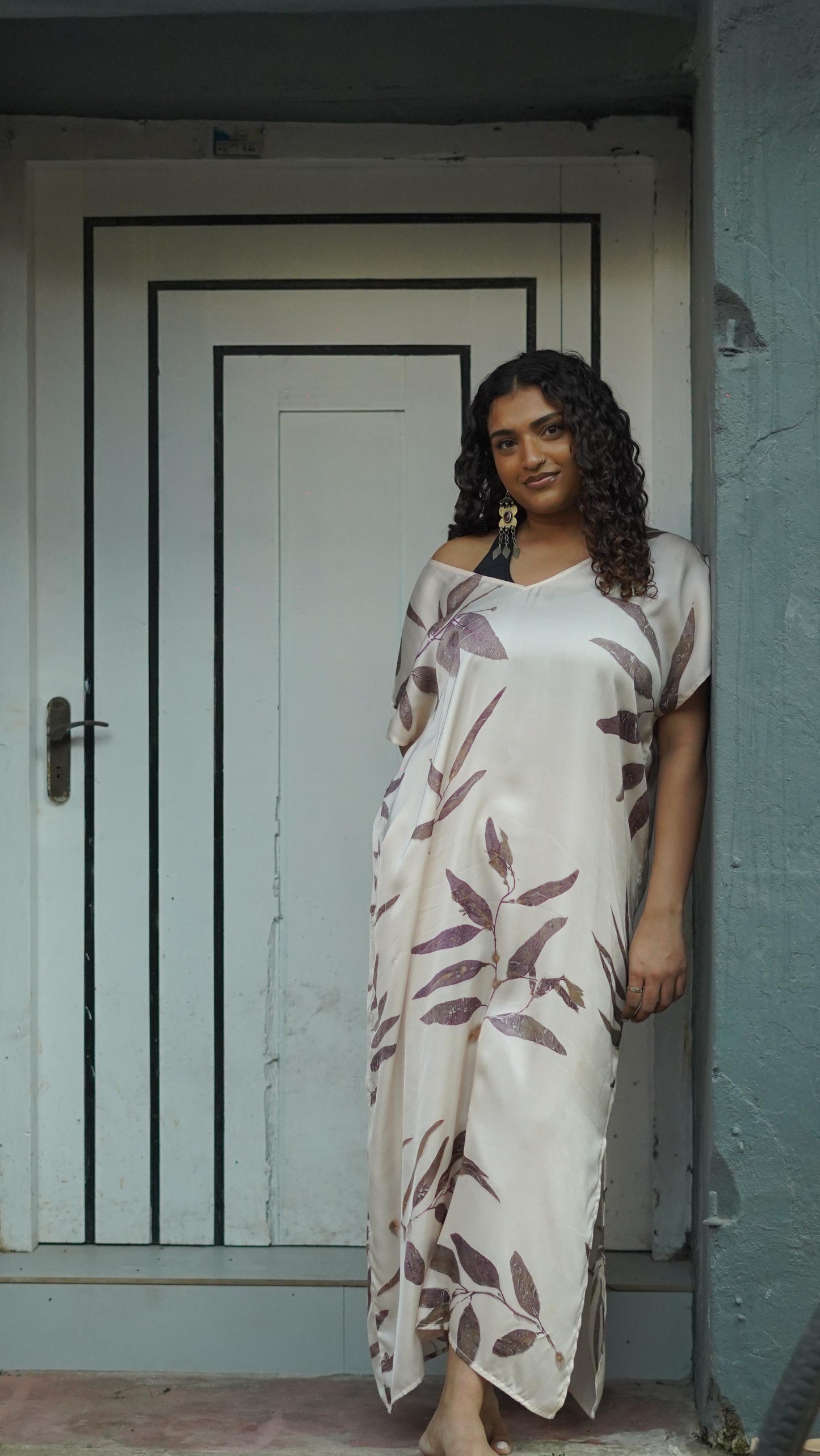 Shola Eco Print Dress