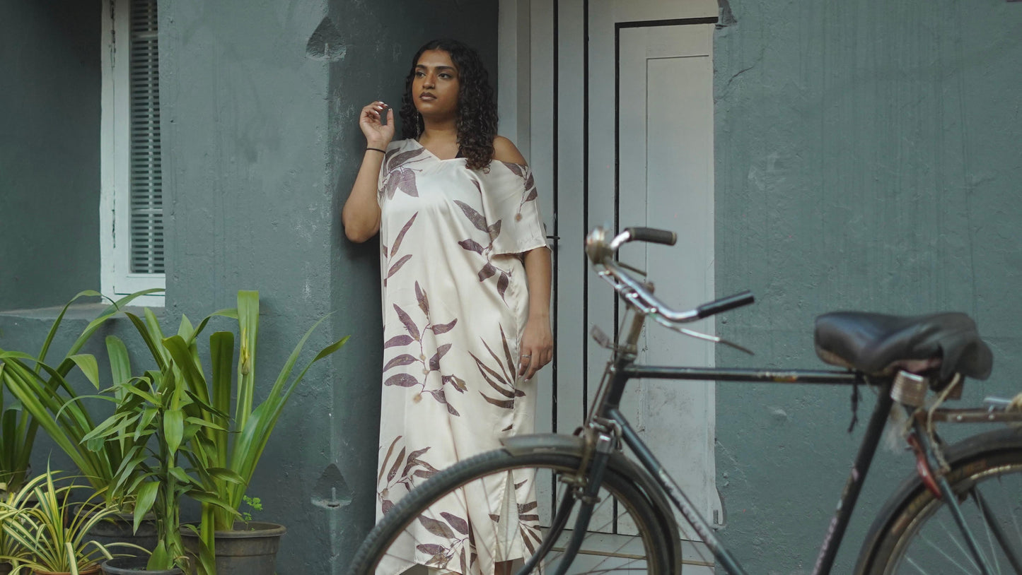 Shola Eco Print Dress