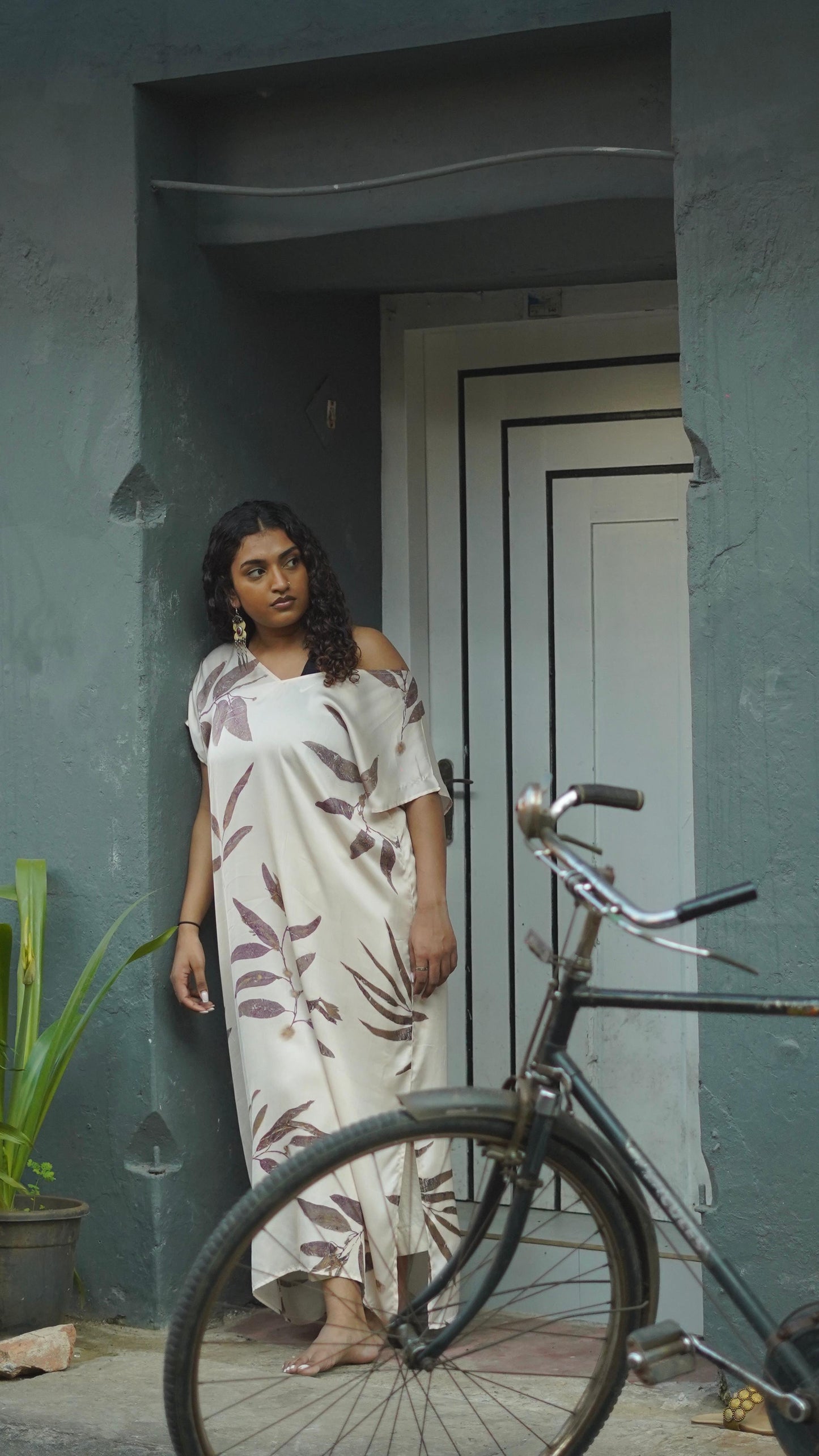 Shola Eco Print Dress