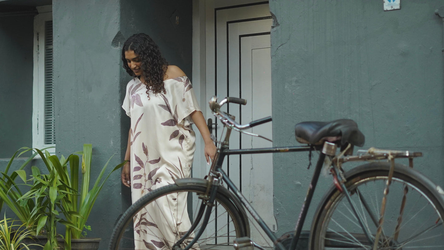 Shola Eco Print Dress