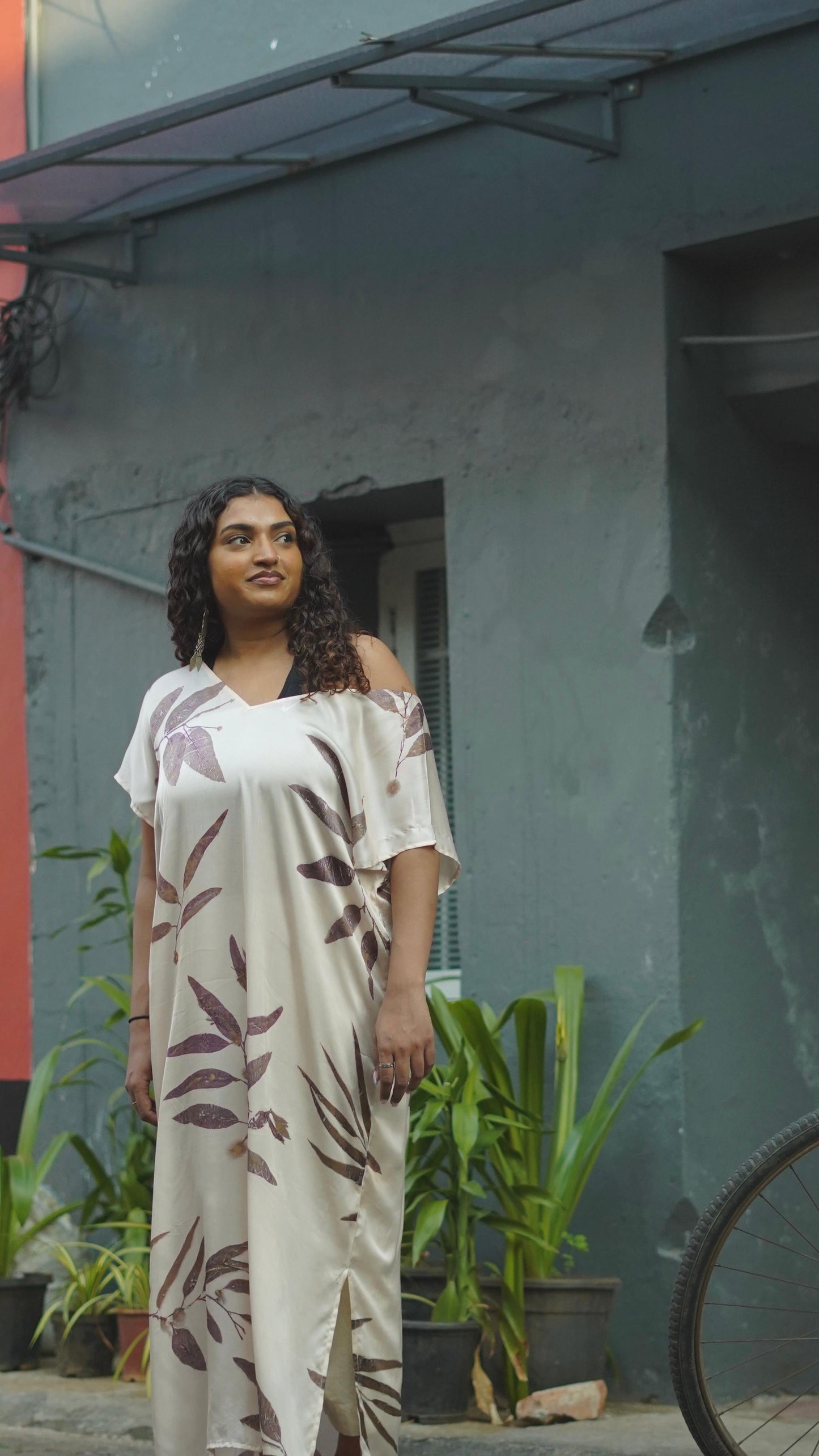 Shola Eco Print Dress