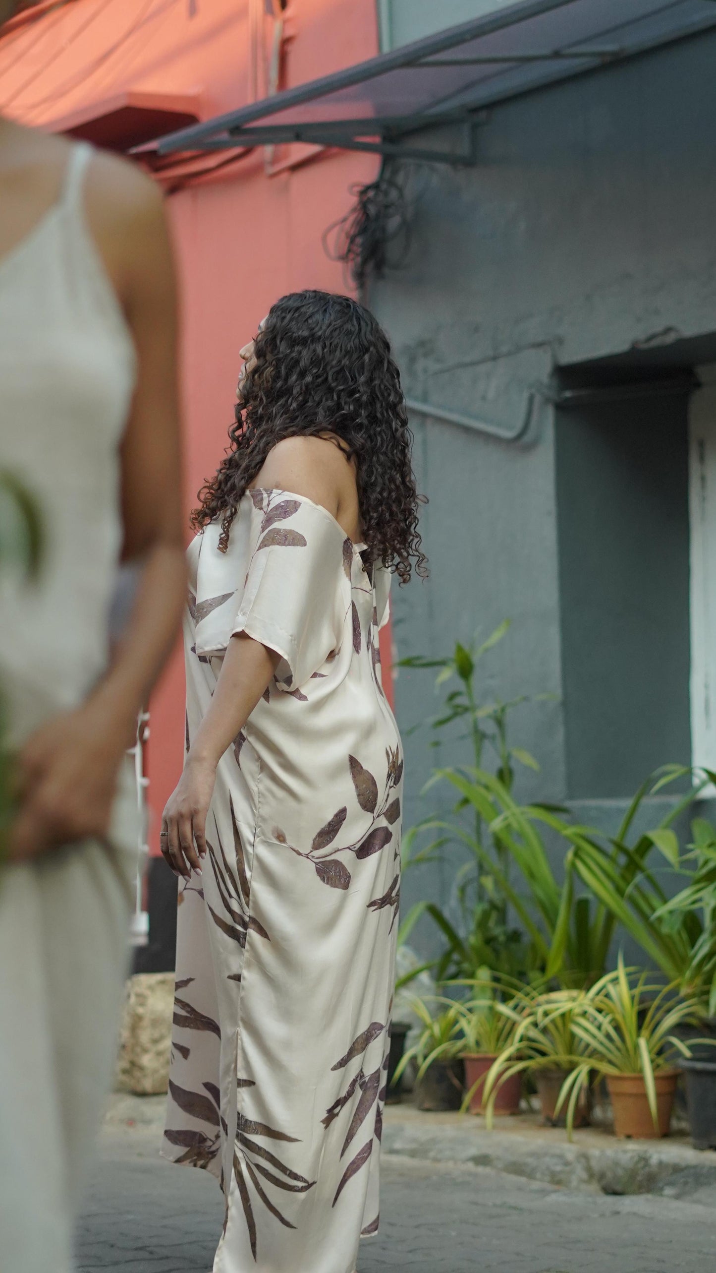 Shola Eco Print Dress