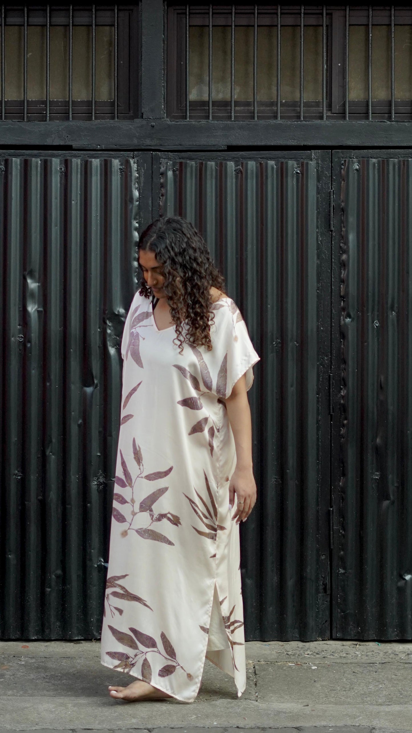 Shola Eco Print Dress