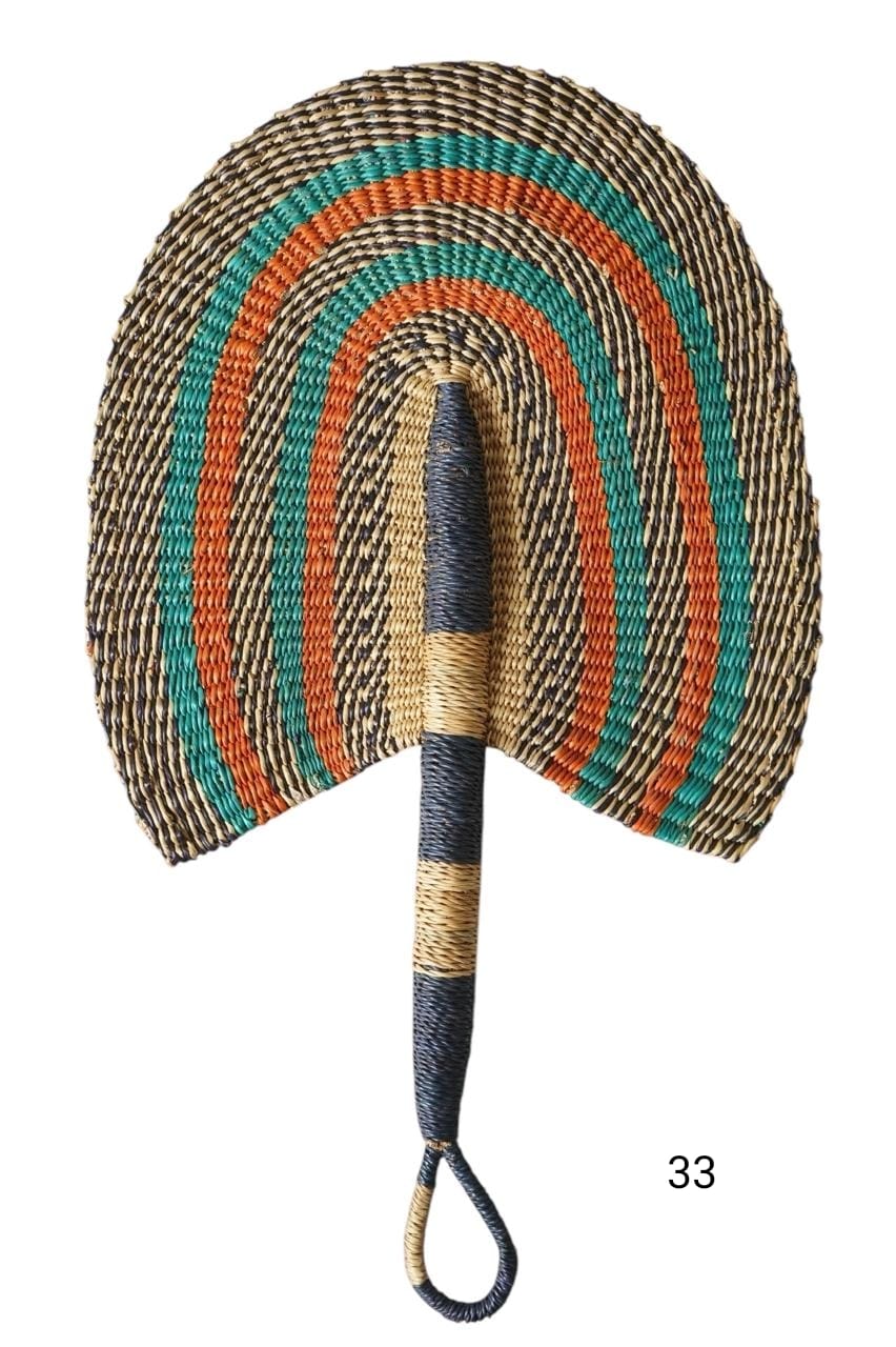 Accra Handwoven Fan/ Wall Decor