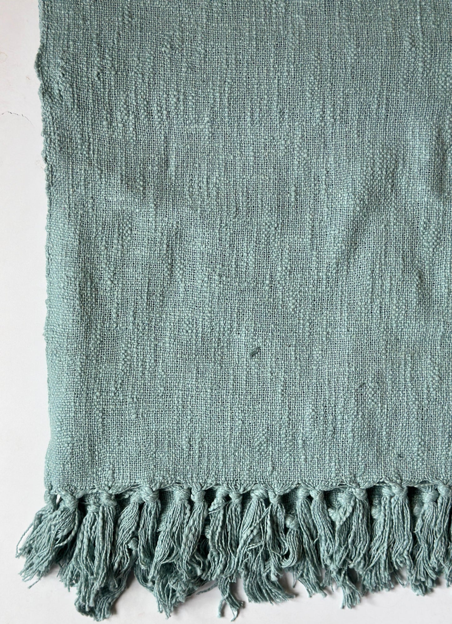 Natural Dye Handloom Cotton Bed Cover/blanket (110x98 inch)