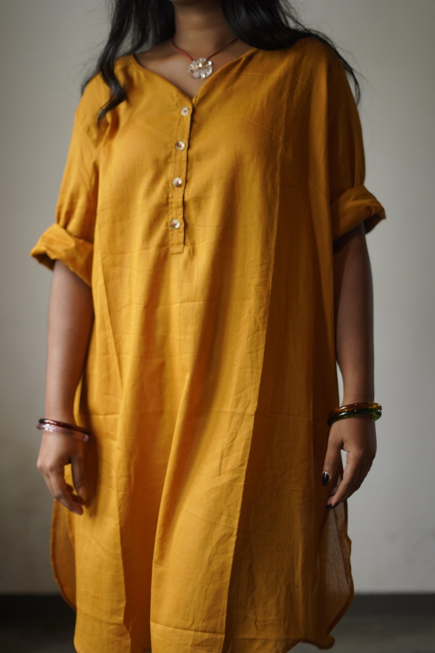 Summer Soft Muslin Cotton Tunic