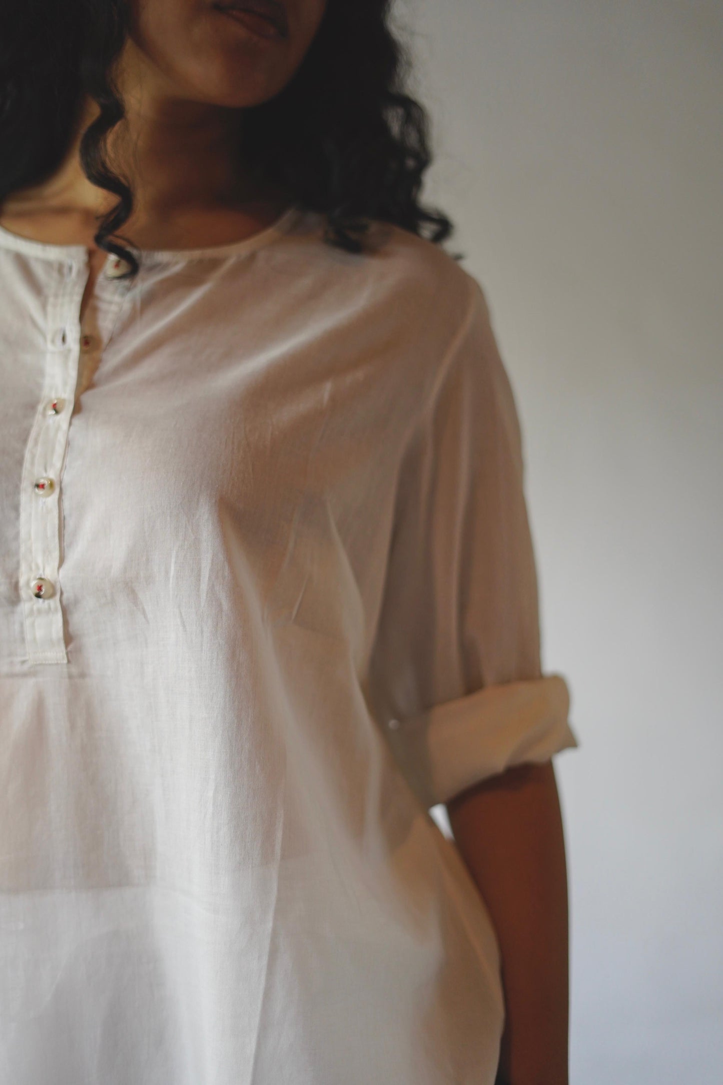 Summer Soft Muslin Cotton Tunic