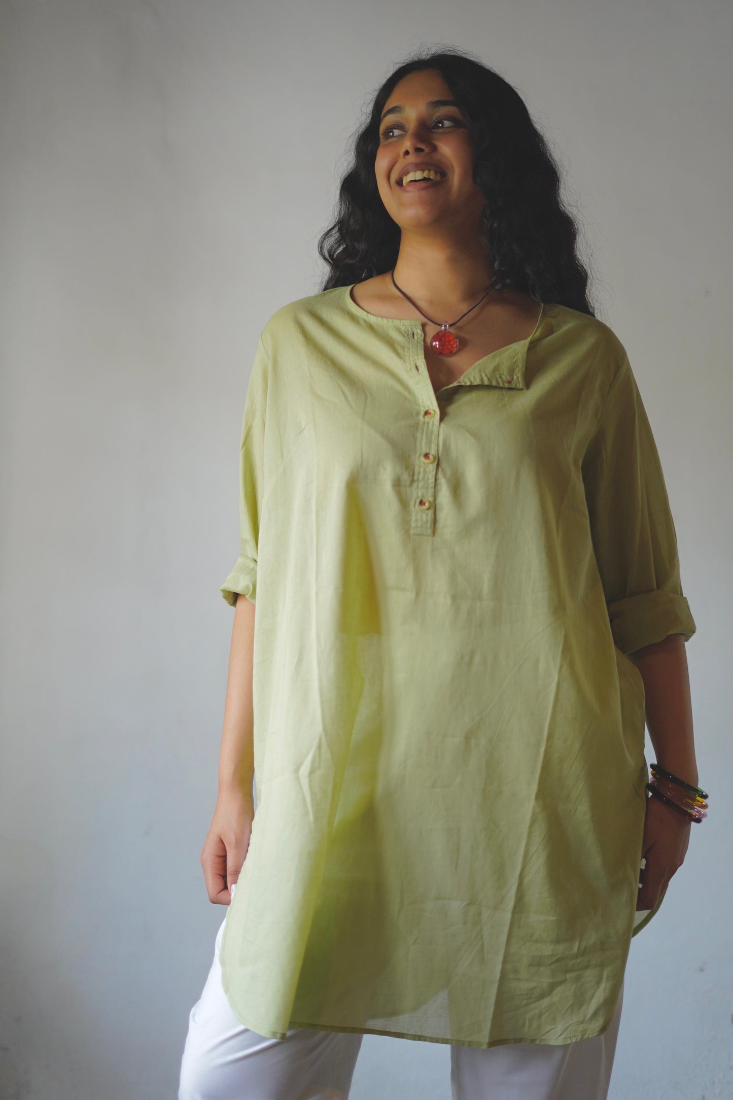 Summer Soft Muslin Cotton Tunic