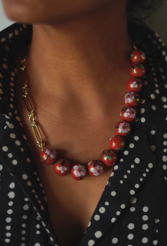 The Cloisonné Heirloom Necklace” 1