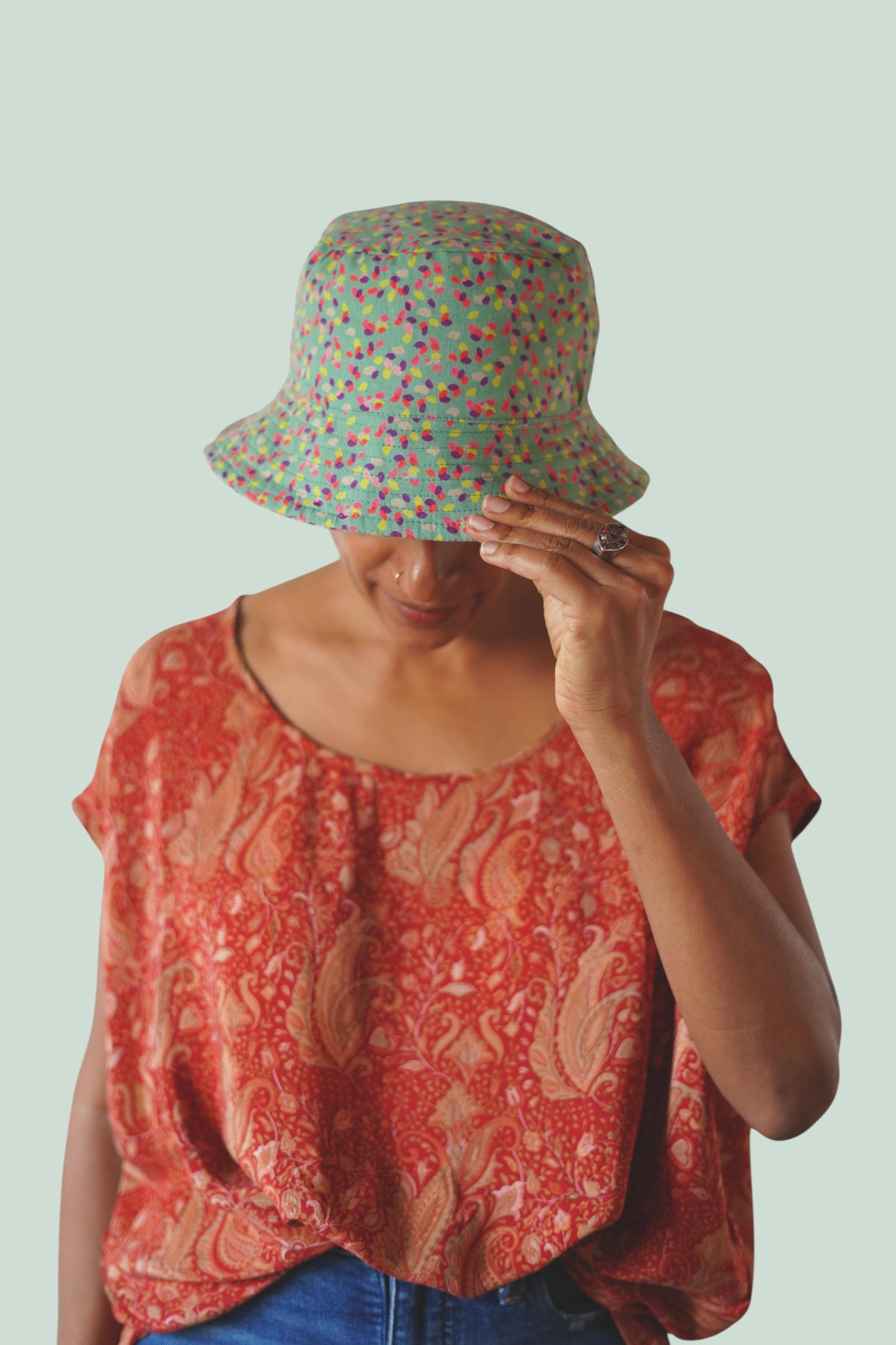 Varkala Free Size Cotton Bucket Hat