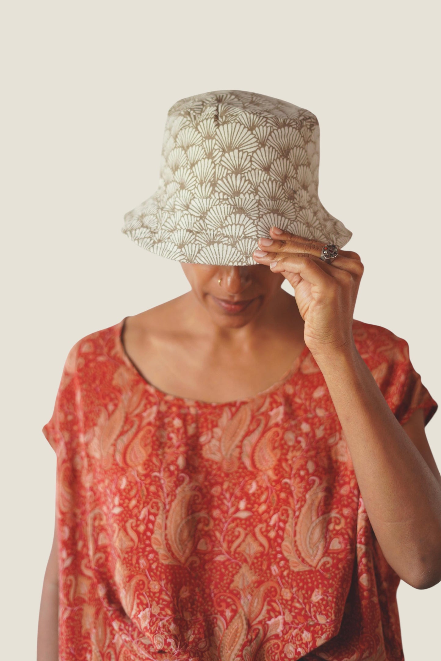 Varkala Free Size Cotton Bucket Hat