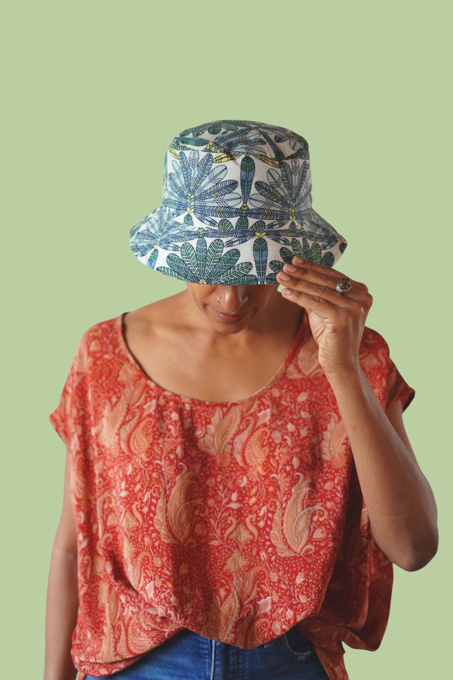 Varkala Free Size Cotton Bucket Hat