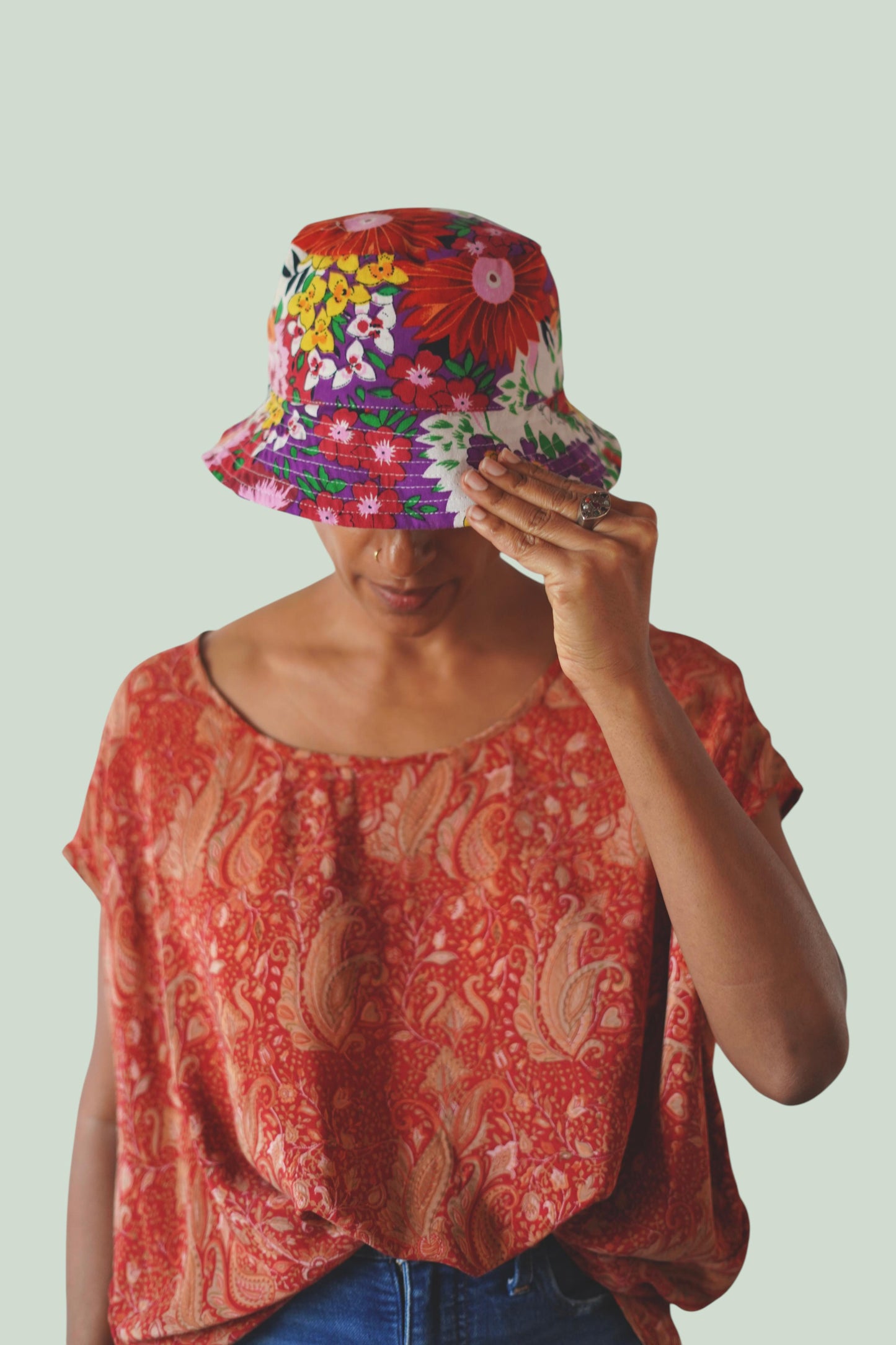 Varkala Free Size Cotton Bucket Hat