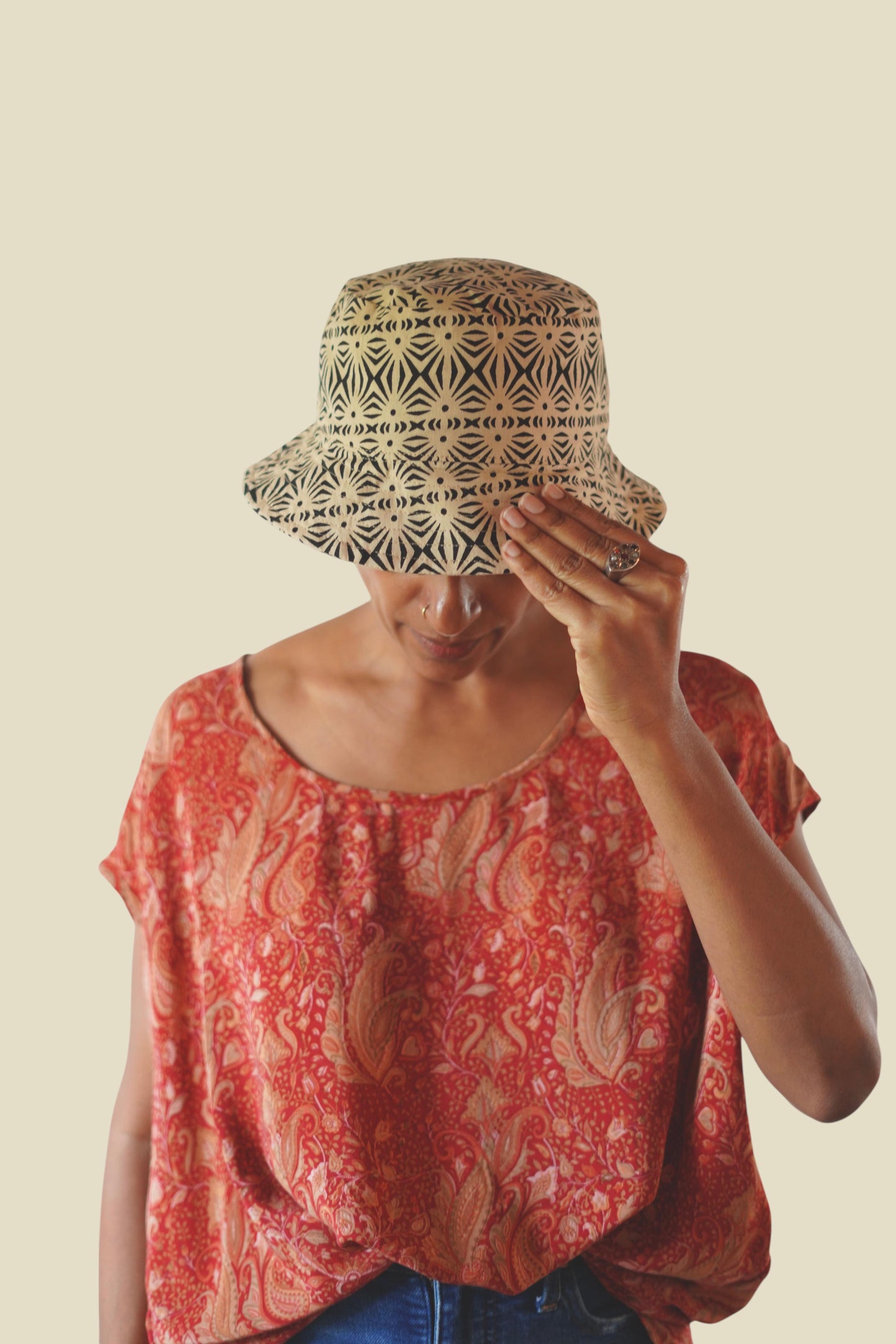 Varkala Free Size Cotton Bucket Hat