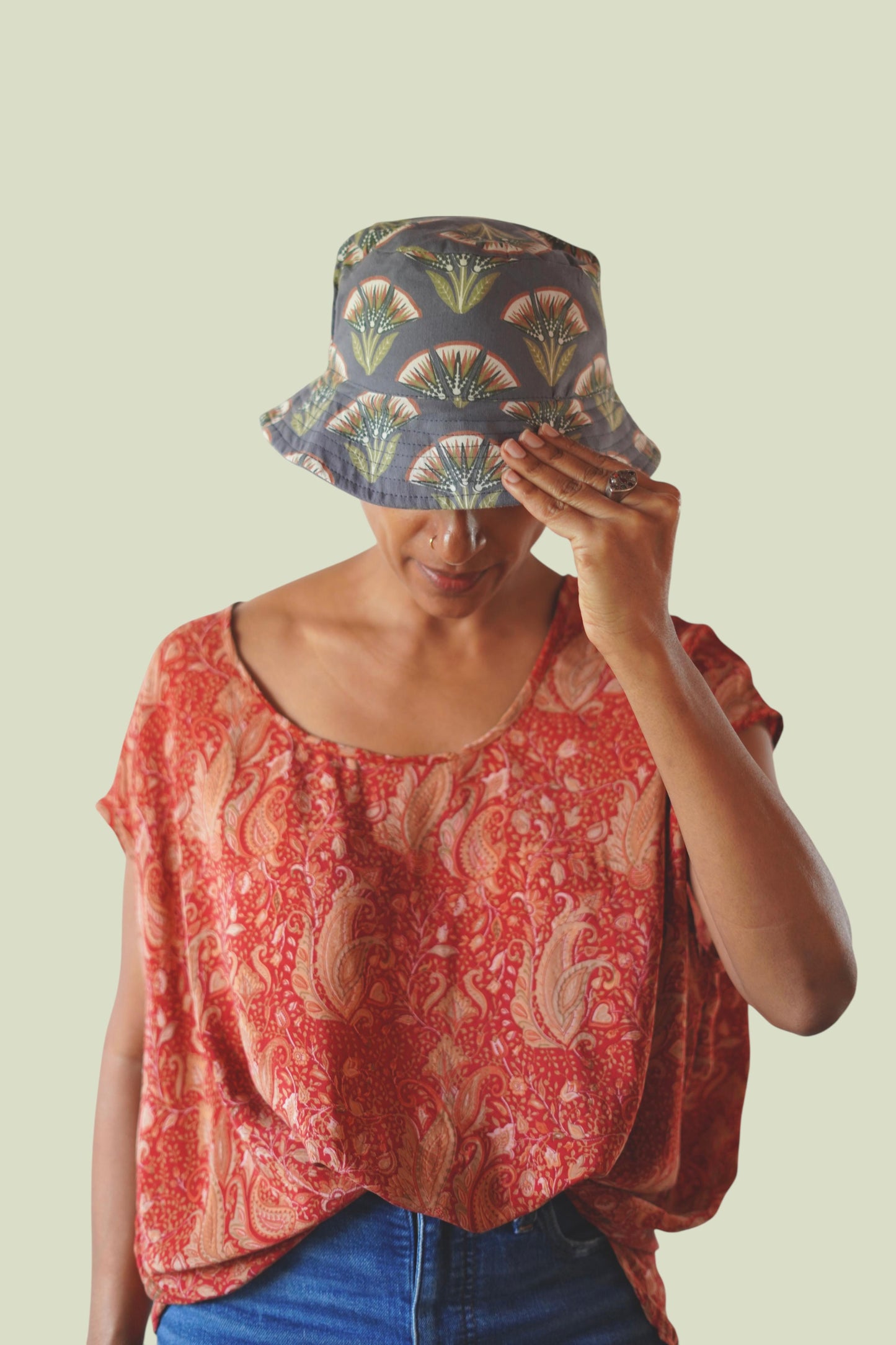 Varkala Free Size Cotton Bucket Hat