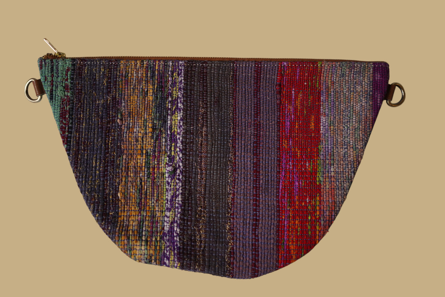 Aanya Hand-Woven Upcycled Crossbody/Fanny Pack