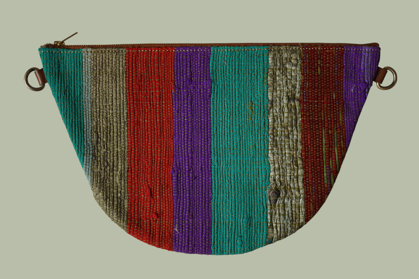 Aanya Hand-Woven Upcycled Crossbody/Fanny Pack