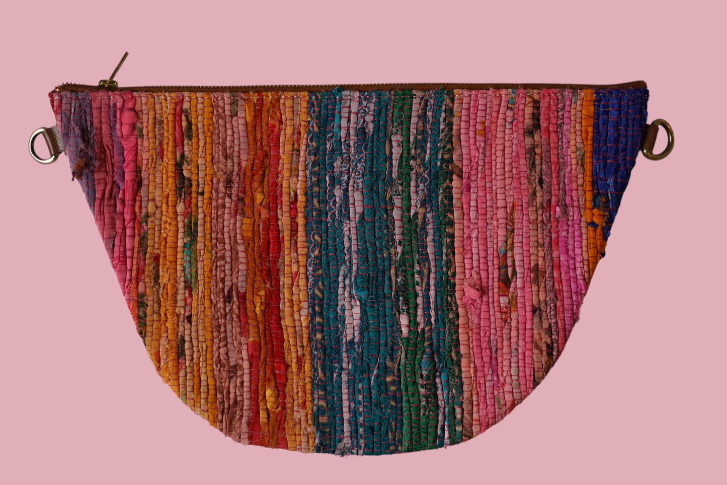 Aanya Hand-Woven Upcycled Crossbody/Fanny Pack