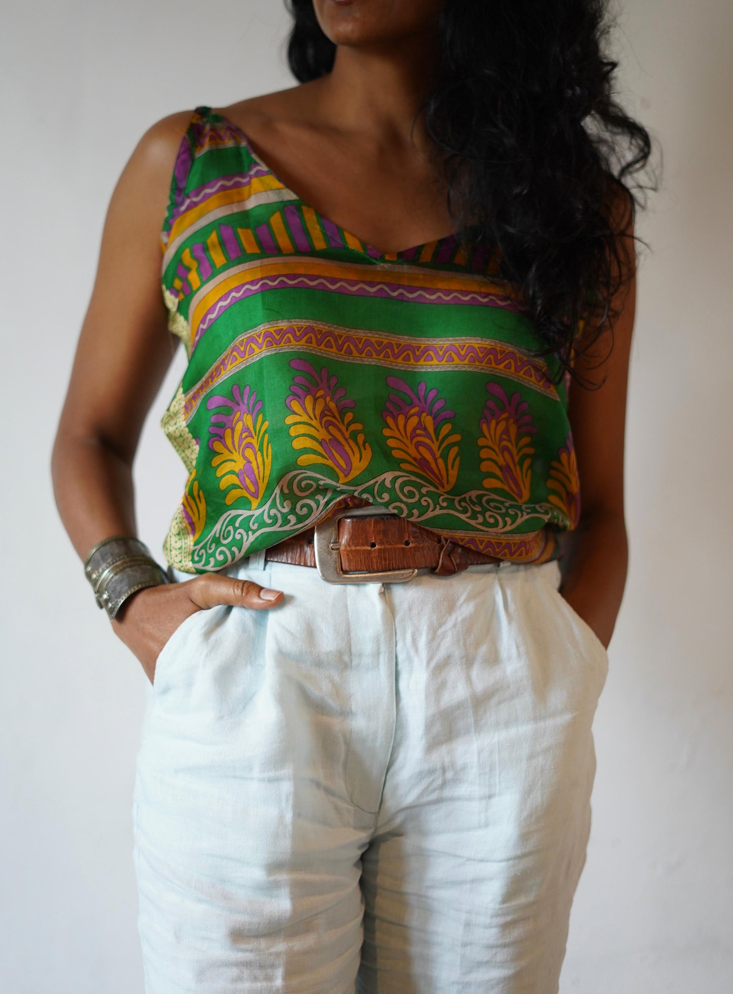 Farah : One-of-a-Kind Vintage Silk Camisole