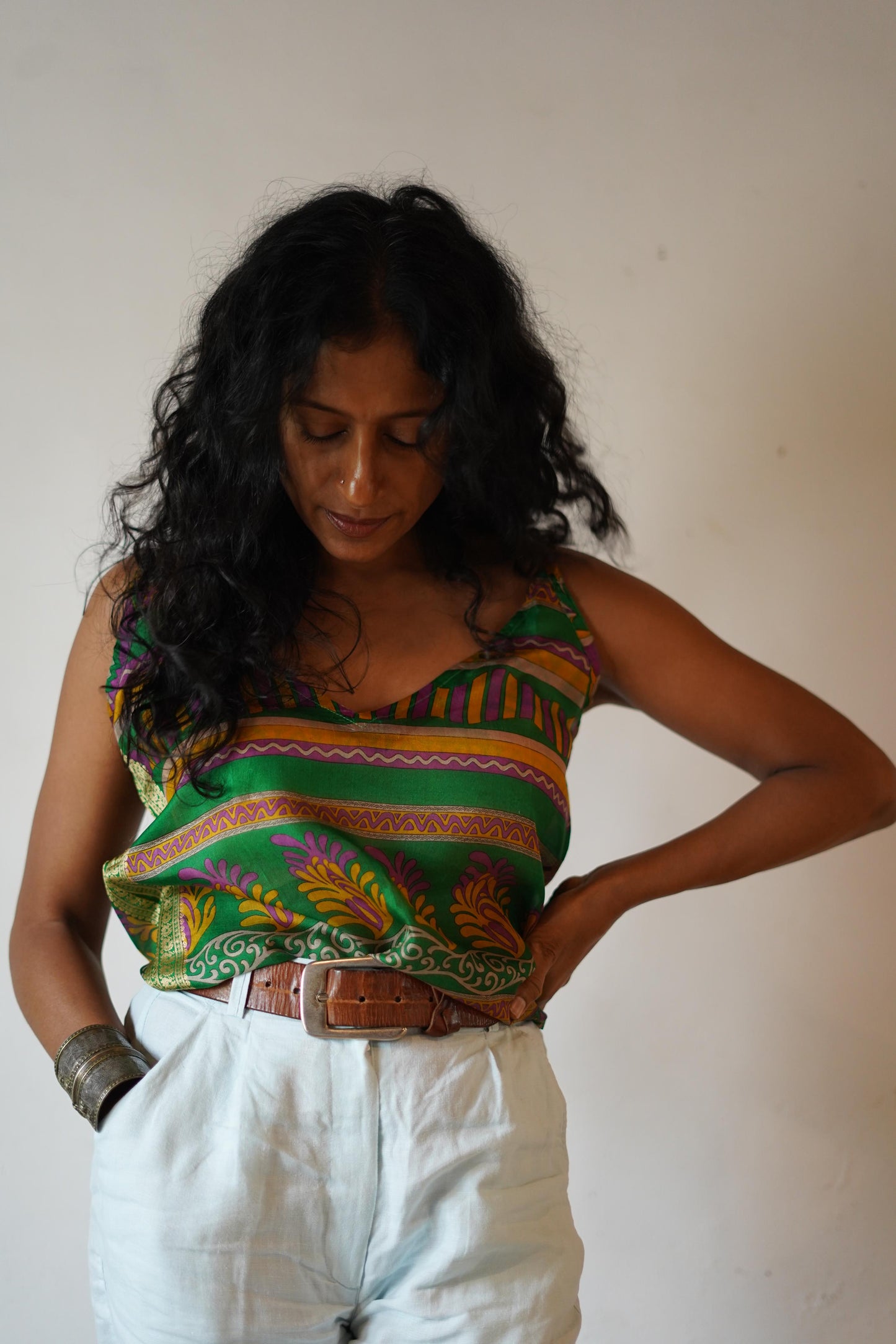 Farah : One-of-a-Kind Vintage Silk Camisole