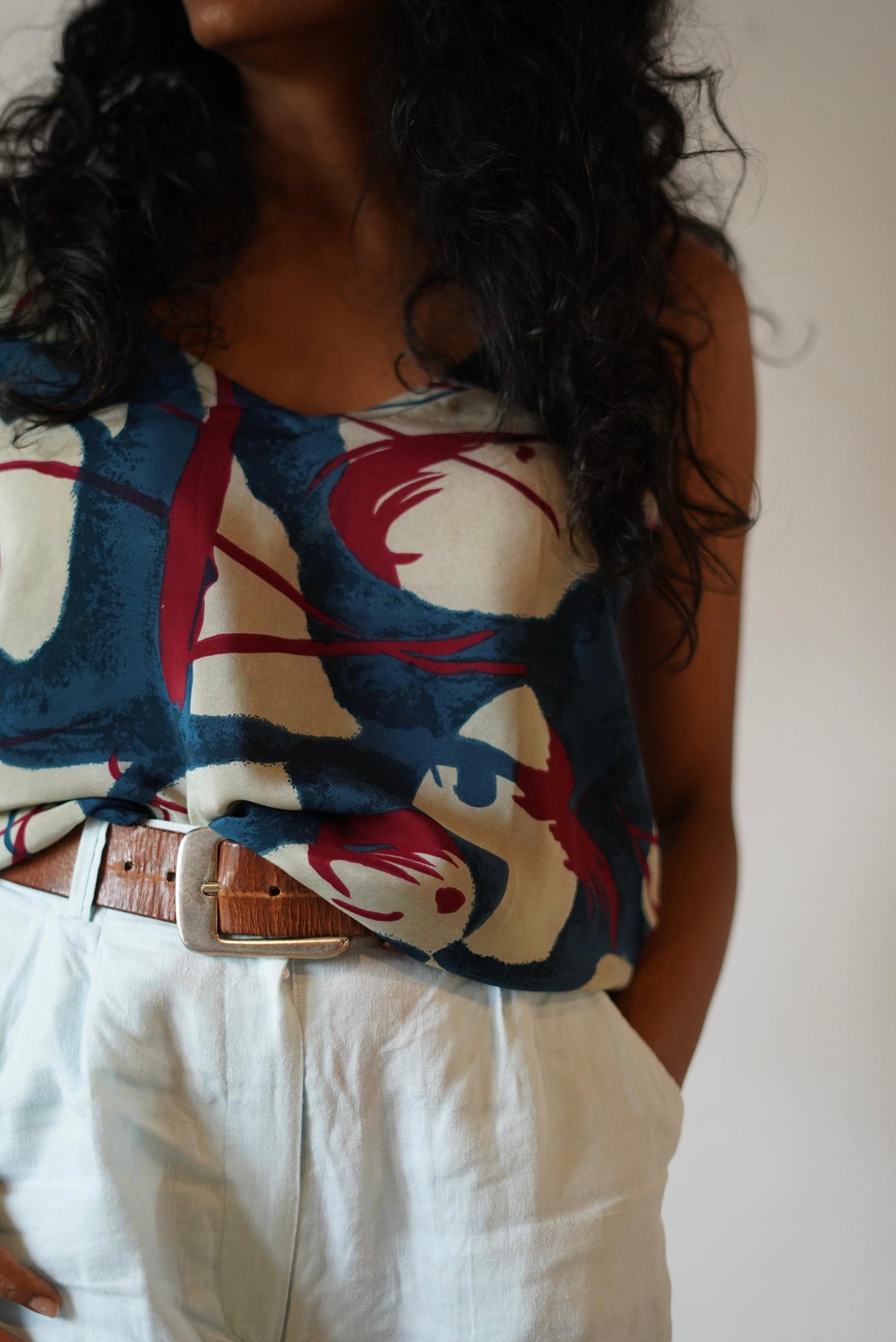 Farah : One-of-a-Kind Vintage Silk Camisole