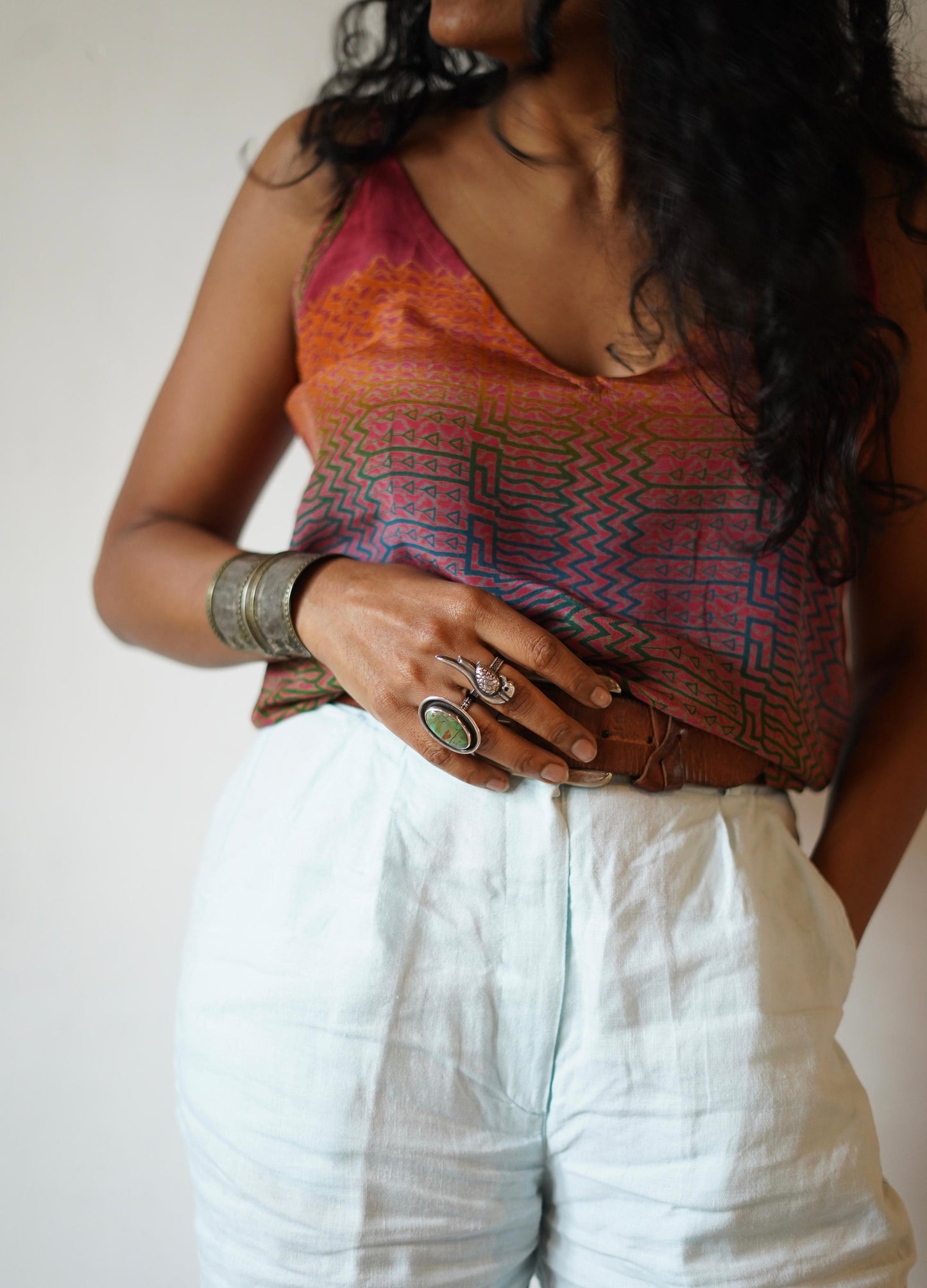 Farah : One-of-a-Kind Vintage Silk Camisole