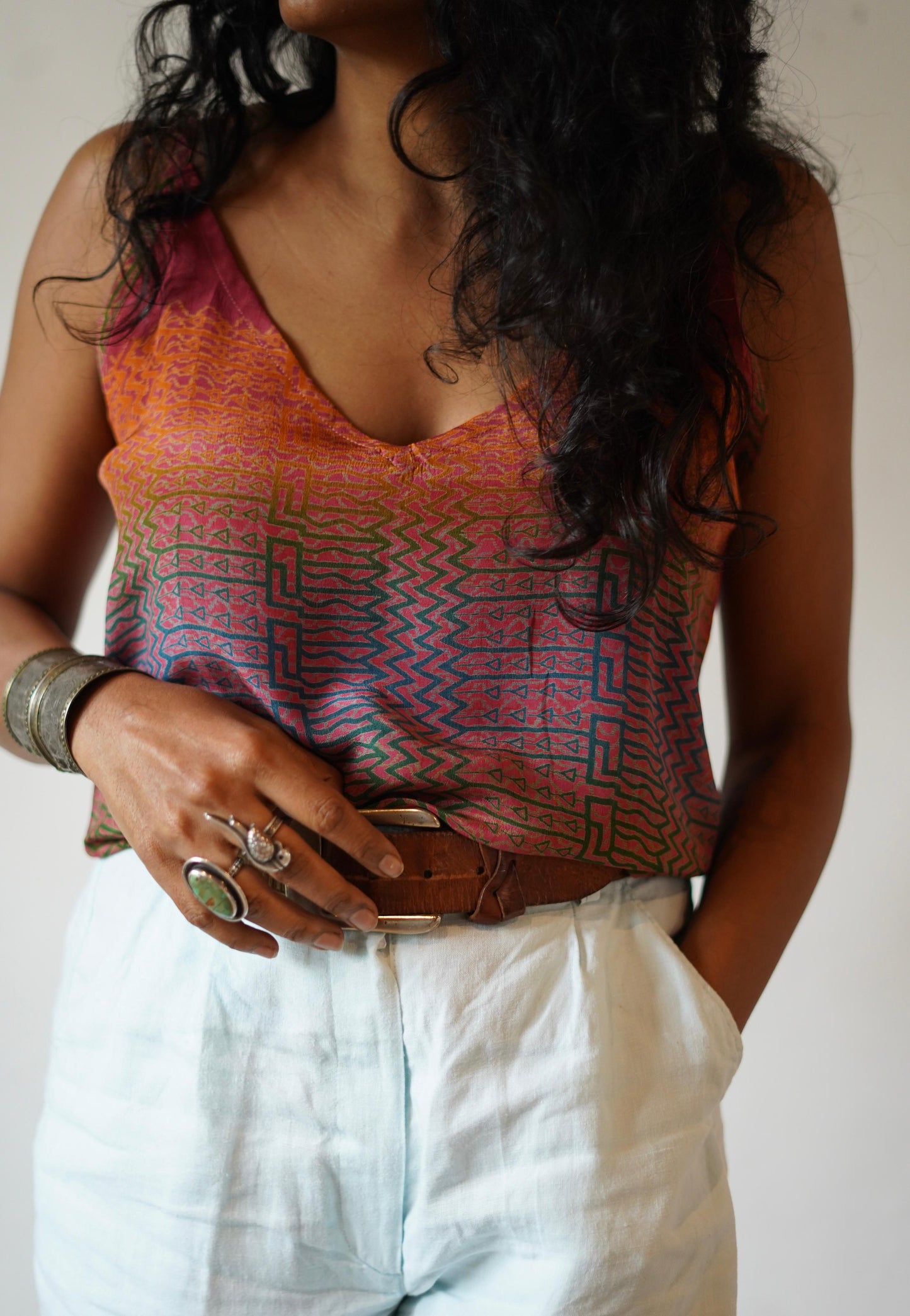 Farah : One-of-a-Kind Vintage Silk Camisole