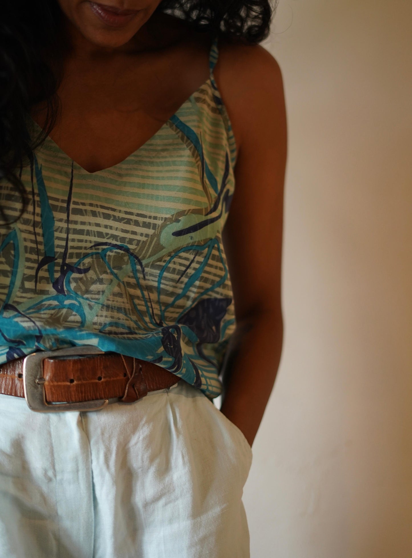 Farah : One-of-a-Kind Vintage Silk Camisole