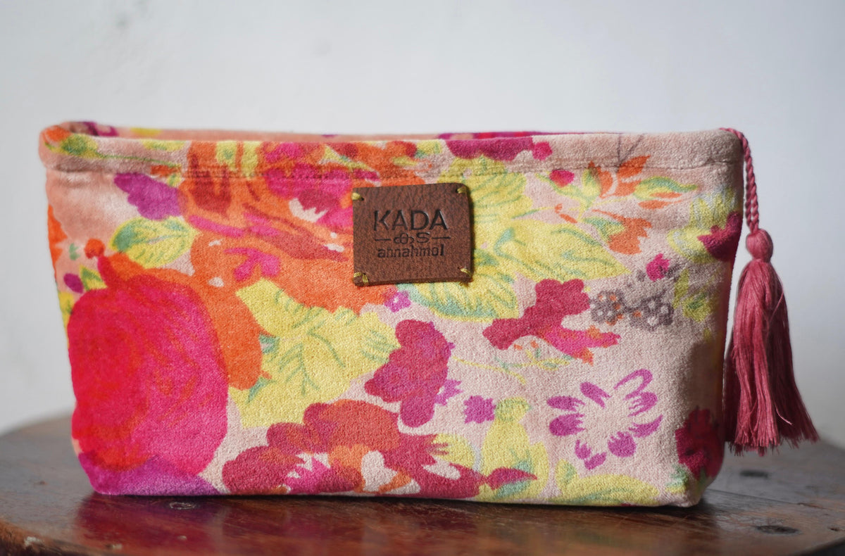 Vana Mini Velvet Cosmetic Bag