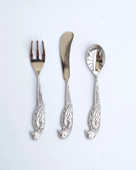 Cheese/Dessert Spoon Fork Set