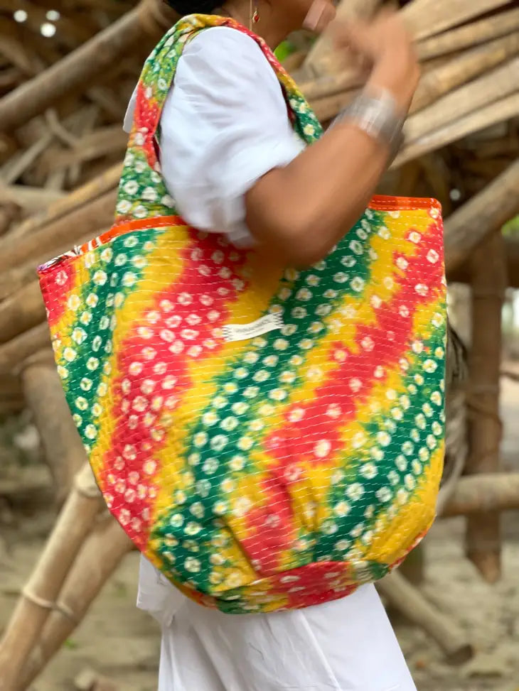 Vintage Kantha Summer Tote 2